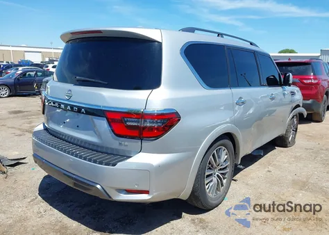 2021 Nissan Armada Sl 2Wd from USA, damaged, VIN JN8AY2BA7M9371404